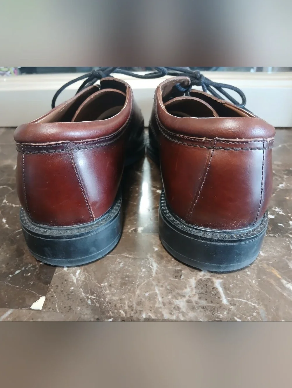 Men's Brown Leather Derby Shoes - Polished Casual Oxford
